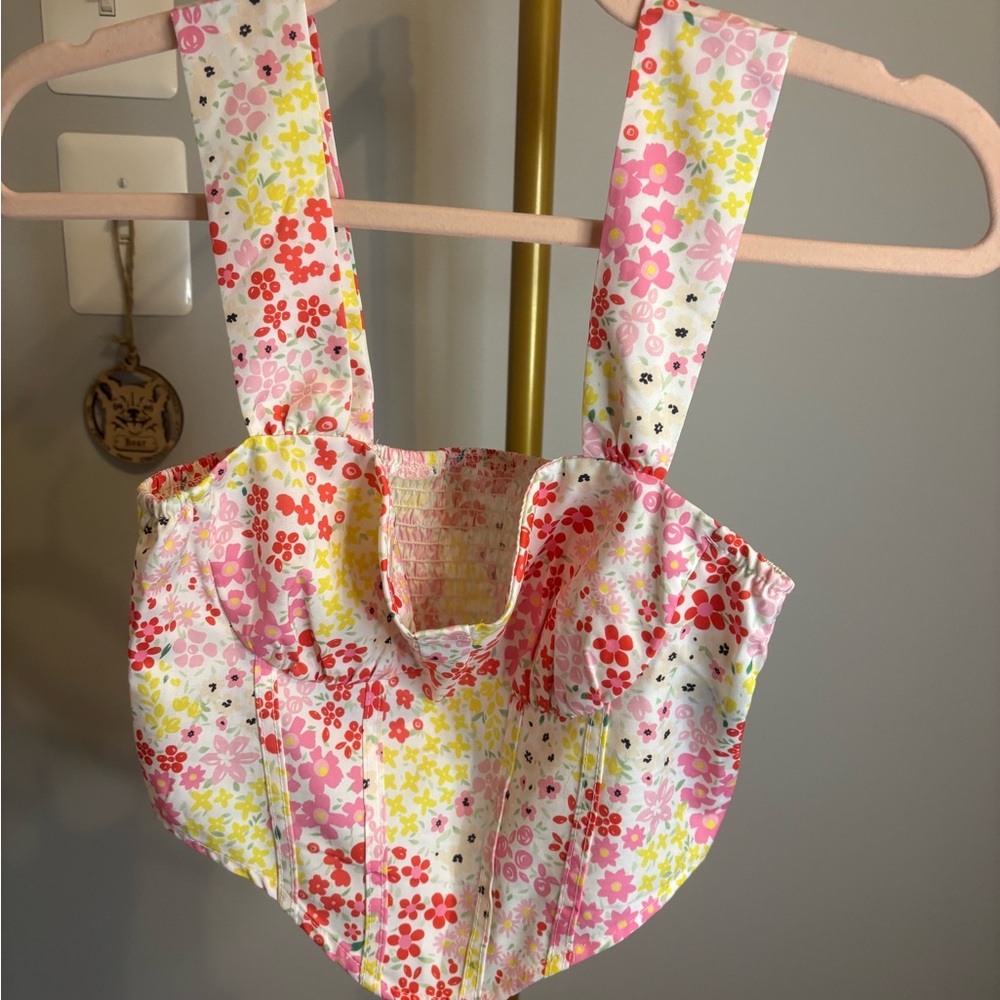 SHEIN Multicolor Floral Print Top